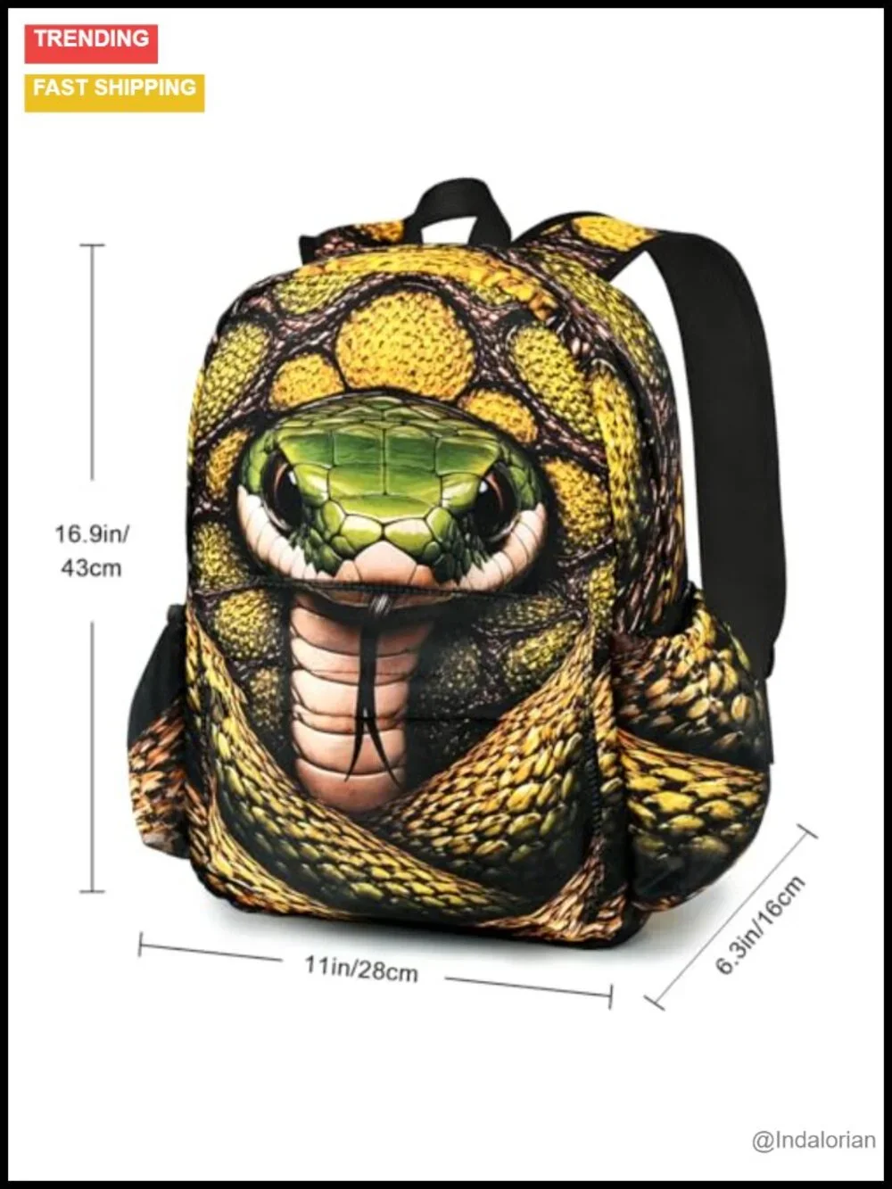 Polyester Backpack 19L Laptop Daypack for School Travel Hiking Camping Sports